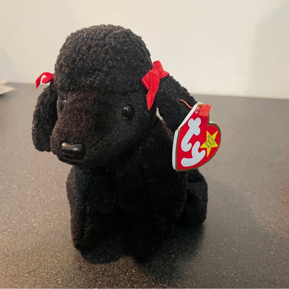 3/$12! Ty Beanie Baby - GiGi the Poodle Dog - MWMT!